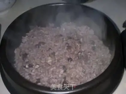 Make Rock pan rice step 2