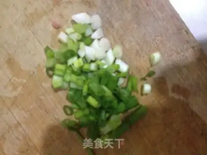 Make Bacon fried rice step 1