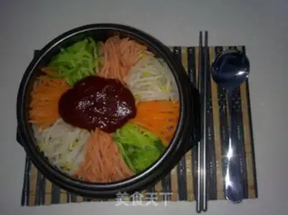 Make Rock pan rice step 5