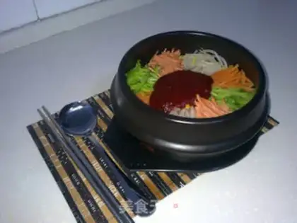 Make Rock pan rice step 6
