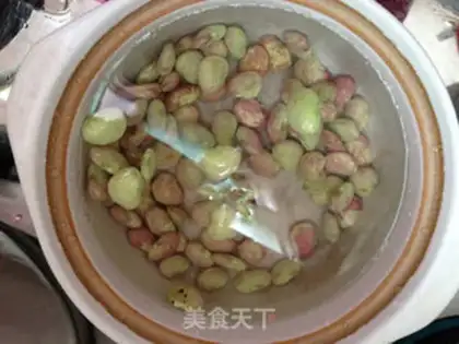 Make Piggy-tailed meds and beans step 1