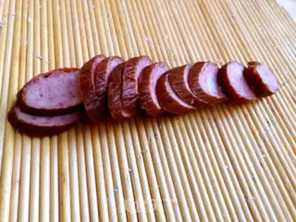 Make Cheese jam and red sausage step 3
