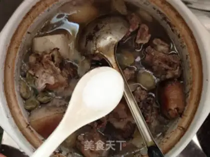 Make Piggy-tailed meds and beans step 5