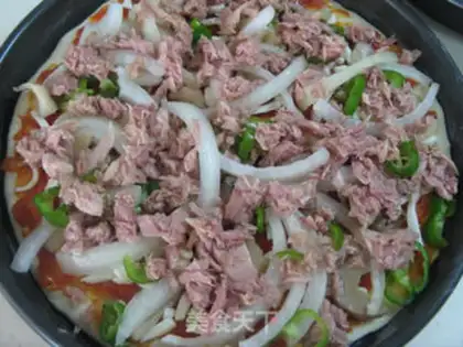 Make Tuna pizza step 14