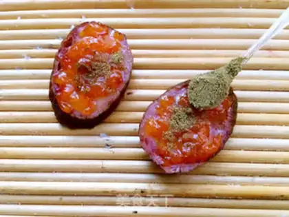 Make Cheese jam and red sausage step 5