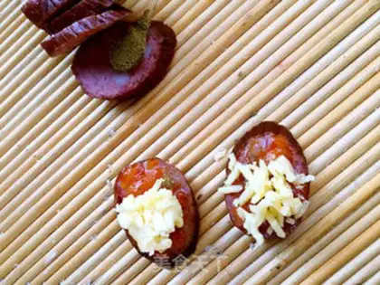 Make Cheese jam and red sausage step 6