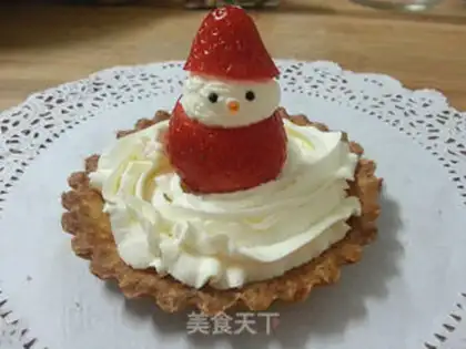 Make ♪ Christmas snowman strawberry ♪ step 27