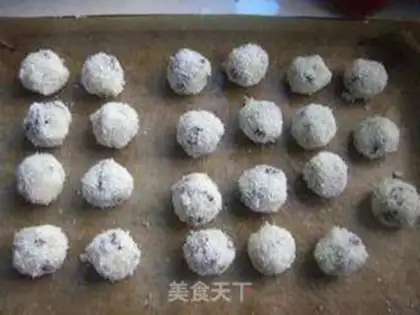 Make Cranberry coconut ball step 9