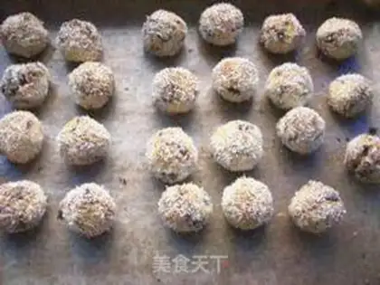 Make Cranberry coconut ball step 11