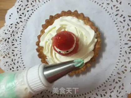 Make ♪ Christmas snowman strawberry ♪ step 31