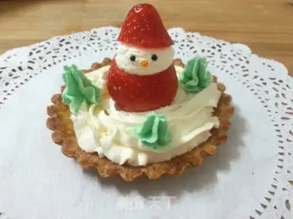 Make ♪ Christmas snowman strawberry ♪ step 32