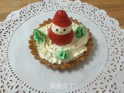 Make ♪ Christmas snowman strawberry ♪ step 33