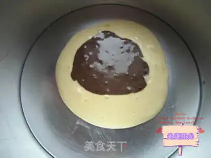 Make Zebra Zephyr cake step 6