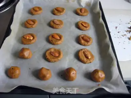 Make Red sugar almond cookies step 6