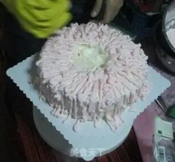 Make Barbie doll cake step 18