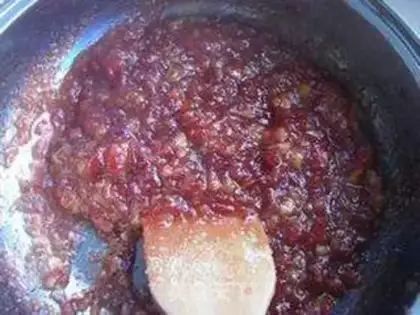 Make A simple mountain cake step 5
