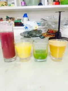 Make Five-colour fruit ice step 3