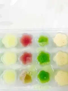 Make Five-colour fruit ice step 4