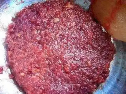 Make A simple mountain cake step 7