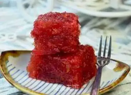 Make A simple mountain cake step 8