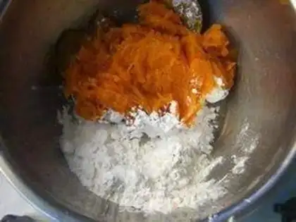Make Pumpkin pancakes step 1
