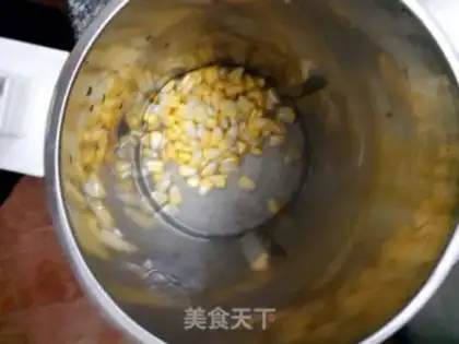 Make Corn paste step 2