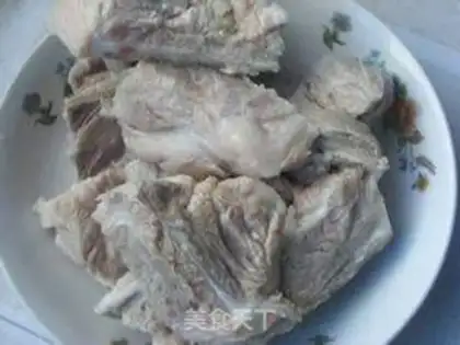 Make Corn melon steak step 1