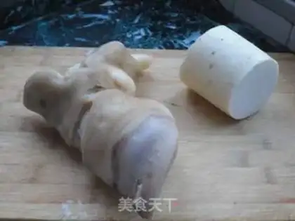 Make Cow hoof radish step 0