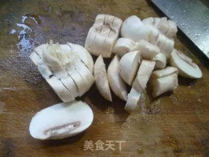 Make Mushrooms and greens step 2