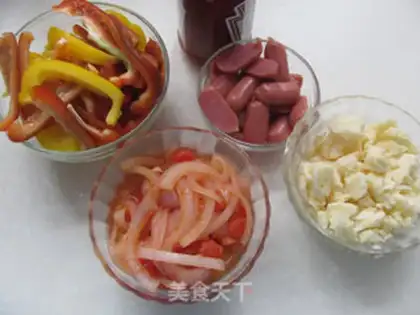 Make Tomato sausage pizza step 4