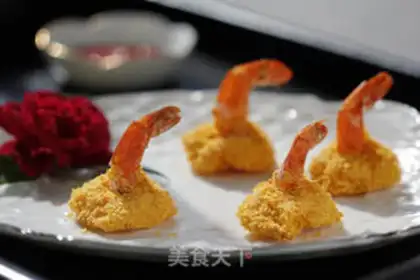 Make Fried phoenix shrimp step 9