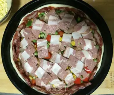 Make Bacon sausage pizza step 10