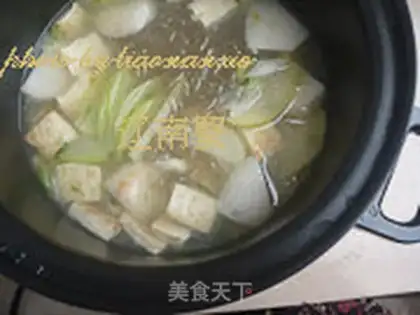 Make Tofu powder soup step 8