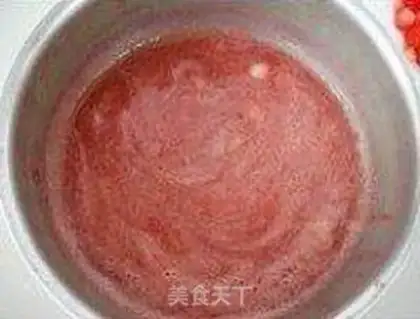 Make Butter strawberry cake step 3