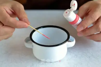 Make Crystal lollipop step 1