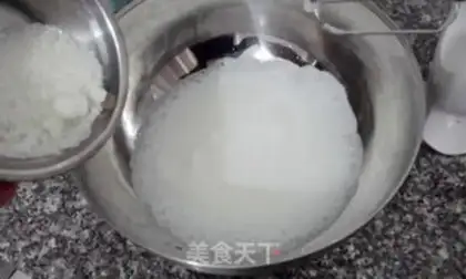 Make Cake with cranberry hearts step 6