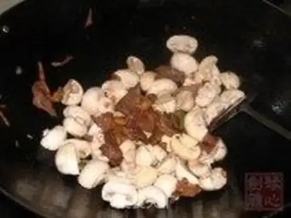 Make Duck fried mushrooms step 2