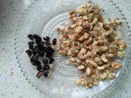 Make Double-fruit nut pound cake step 2