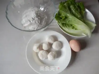 Make Fishball noodles step 0