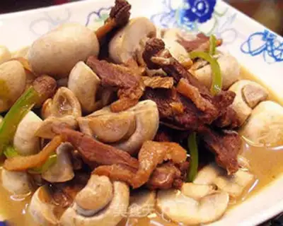 Make Duck fried mushrooms step 4