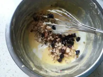 Make Double-fruit nut pound cake step 6