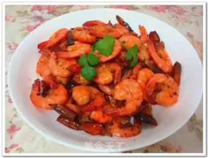 Make Spicy shrimp step 3
