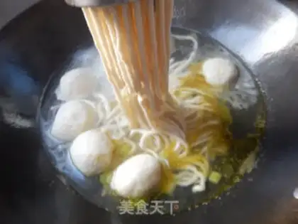 Make Fishball noodles step 6