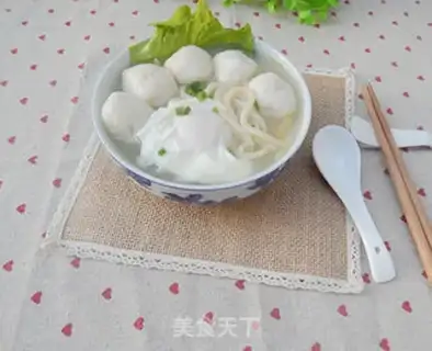 Make Fishball noodles step 8
