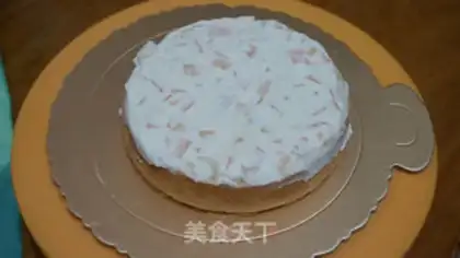 Make Gradual cream bouquet cake step 18