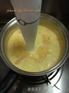 Make Pumpkin soup with salty cream step 5