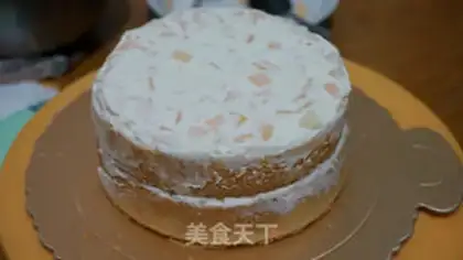 Make Gradual cream bouquet cake step 19