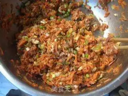 Make Beef carrot dumplings step 10
