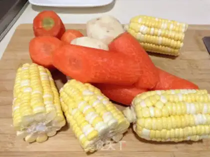 Make The corn carrot soup from Weishan step 1