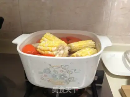 Make The corn carrot soup from Weishan step 3